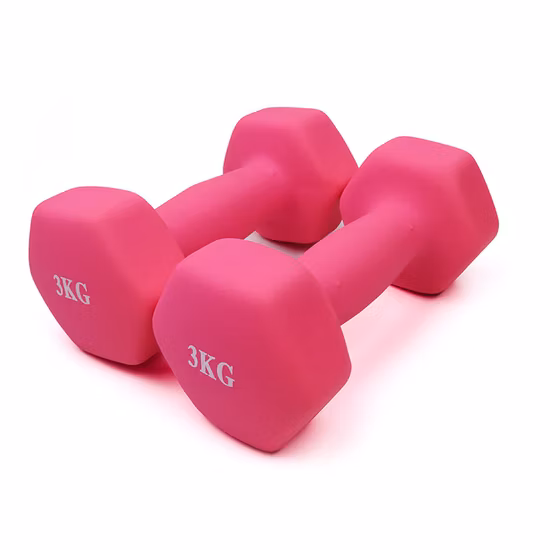 Round Neoprene Dumbbell with Different Color
