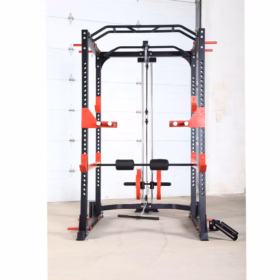 Home Gym Equipment Squat Rack&Smith&High/Low Pulley&Pull up Machine Axd-A18