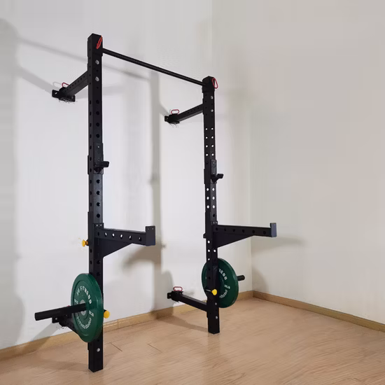 Wall Mount Foldable Squat Power Rack